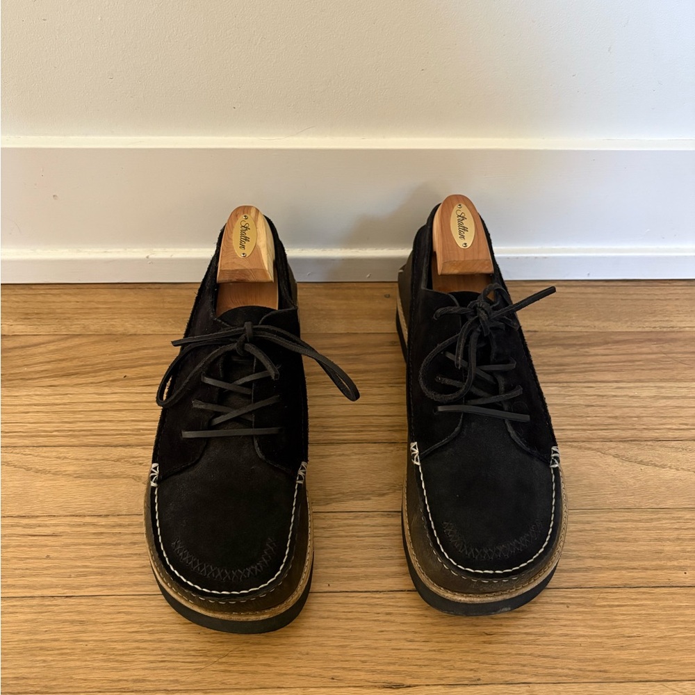 Universal Works x Yogi Black Loafers